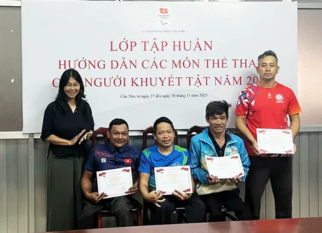 Tập huấn hướng dẫn các môn thể thao cho người khuyết tật