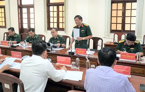 Cục Dân vận kiểm tra thực hiện Đề án 57 tại Bộ Chỉ huy Quân sự TP Cần Thơ