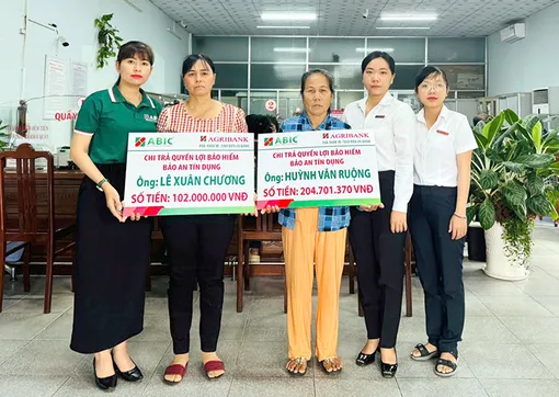 Bảo hiểm Agribank Kiên Giang chi trả quyền lợi bảo hiểm Bảo an tín dụng trên 306,7 triệu đồng