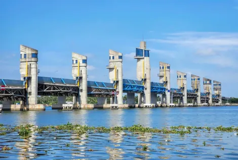 An Giang: Vận hành hệ thống chống lũ và triều cường, phục vụ sản xuất và sinh hoạt