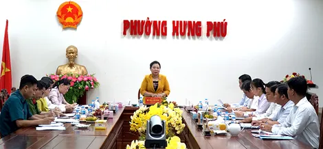 Phường Hưng Phú phát triển kinh tế - xã hội phải gắn với bảo vệ môi trường