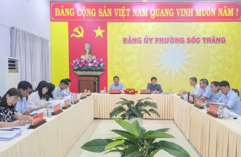 Đảng ủy phường Sóc Trăng kiểm điểm tập thể, cá nhân năm 2025