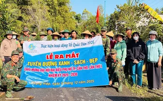 Ra mắt 5 “Tuyến đường xanh, sạch, đẹp”