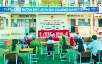 Lan tỏa thông điệp “An toàn giao thông - hạnh phúc cho mọi người” qua phiên tòa giả định