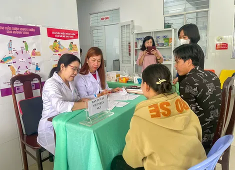 Chăm sóc sức khỏe sinh sản miễn phí cho người khuyết tật và phụ nữ ở Cờ Đỏ và Đông Hiệp