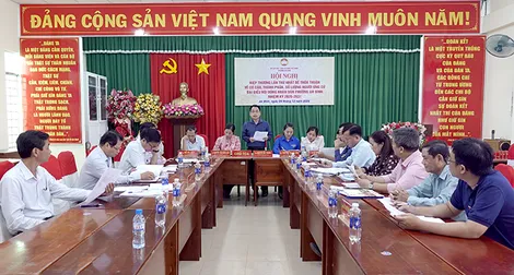 Các địa phương tổ chức hội nghị hiệp thương giới thiệu số lượng người ứng cử đại biểu HĐND xã, phường