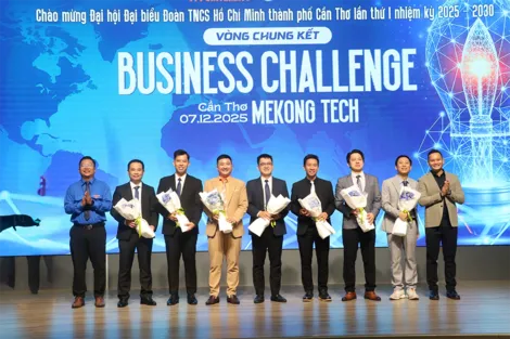 16 đội thi tranh tài tại cuộc thi khởi nghiệp Business Challenge năm 2025