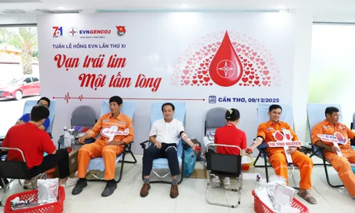 Nhiệt điện Cần Thơ hiến máu nhân đạo vì cộng đồng