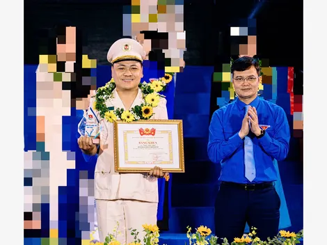 Cán bộ Công an xã Hỏa Lựu được trao Giải thưởng Tình nguyện Quốc gia năm 2025