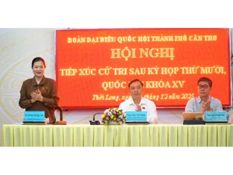 Cử tri phường Thới Long kiến nghị tháo gỡ tình trạng ách tắc trong giải quyết thủ tục đất đai