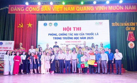 Trường Tiểu học, THCS, THPT Quốc tế Hòa Bình đạt giải nhất Hội thi phòng, chống tác hại thuốc lá