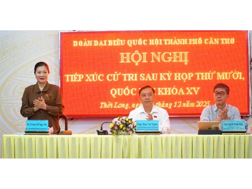 Cử tri phường Thới Long kiến nghị tháo gỡ tình trạng ách tắc trong giải quyết thủ tục đất đai