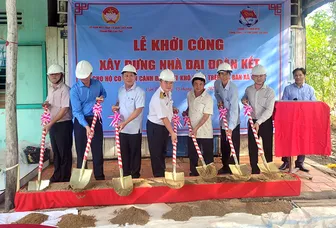 Khởi công xây dựng 3 căn nhà Đại đoàn kết