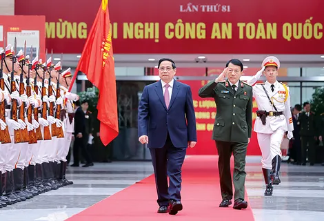 Thủ tướng Phạm Minh Chính: Công an nhân dân phải là chỗ dựa vững chắc của nhân dân