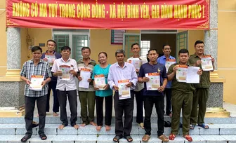 Xã Vĩnh Thuận Đông nỗ lực xây dựng địa bàn không ma túy