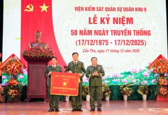 Viện Kiểm sát quân sự Quân khu 9 kỷ niệm 50 năm Ngày truyền thống
