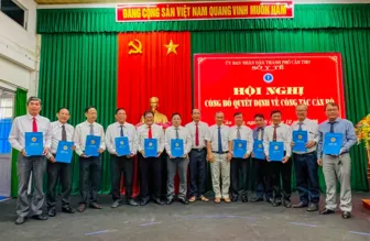 Sở Y tế TP Cần Thơ công bố quyết định về công tác cán bộ