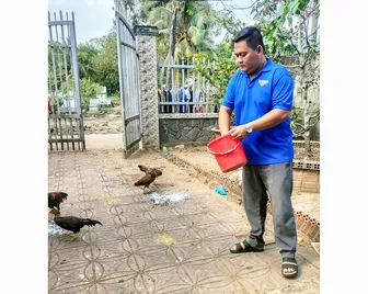 Làm giàu từ mô hình nuôi gà