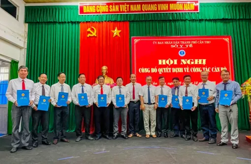 Sở Y tế TP Cần Thơ công bố quyết định về công tác cán bộ