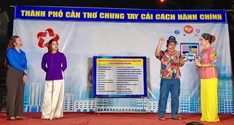 Lan tỏa thông điệp cải cách hành chính bằng nghệ thuật