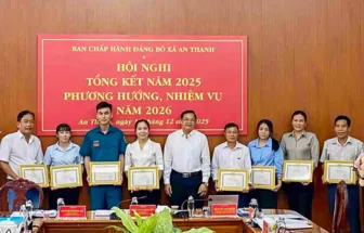 Ban Thường vụ Đảng ủy xã An Thạnh tổng kết công tác năm 2025