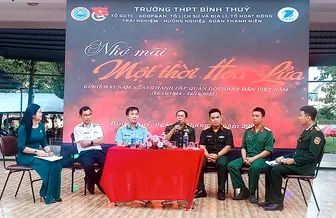 Giao lưu “Nhớ mãi một thời hoa lửa”