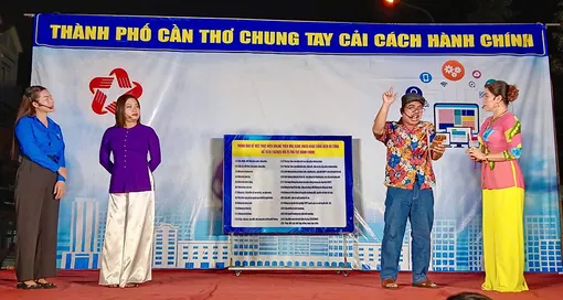 Lan tỏa thông điệp cải cách hành chính bằng nghệ thuật