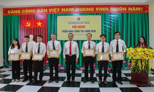 Tòa án Nhân dân khu vực 5 - Cần Thơ đã giải quyết 1.565 vụ án các loại