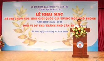 Trên 200 học sinh TP Cần Thơ tham dự Kỳ thi chọn học sinh giỏi quốc gia THPT năm học 2025-2026