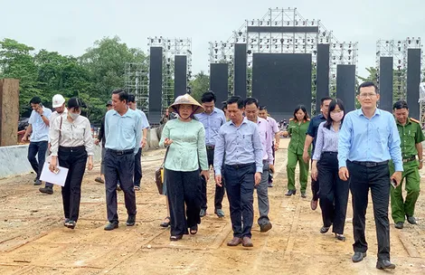 Khảo sát và kiểm tra công tác tổ chức Lễ hội Văn hóa Sông nước Cần Thơ năm 2025