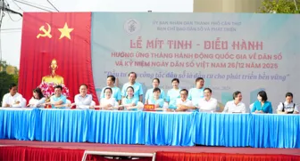 TP Cần Thơ tổ chức mít tinh hưởng ứng Ngày Dân số Việt Nam