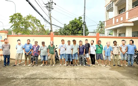 Triệt xóa điểm đá gà qua mạng tại quán cà phê ở phường Cái Răng