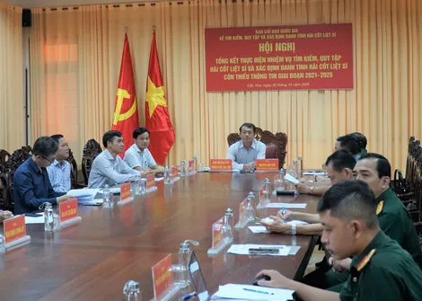 Cả nước tìm kiếm, quy tập 6.959 hài cốt liệt sĩ trong giai đoạn 2021-2025