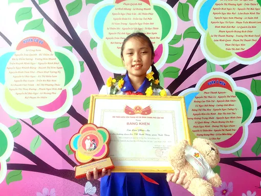 Cần Thơ có 1 học sinh thuộc nhóm đại biểu nhỏ tuổi nhất dự Đại hội Thi đua yêu nước toàn quốc