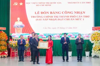 10 nội dung thi đua trong tốp dẫn đầu cả nước của Trường Chính trị TP Cần Thơ
