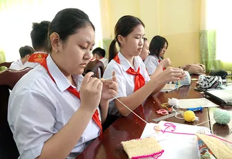 Trải nghiệm “sống xanh” với sản phẩm từ xơ mướp