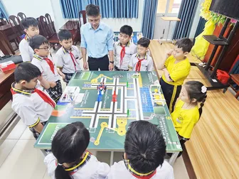 Học sinh Trường Tiểu học Trần Quốc Toản tỏa sáng tại Robothon quốc tế