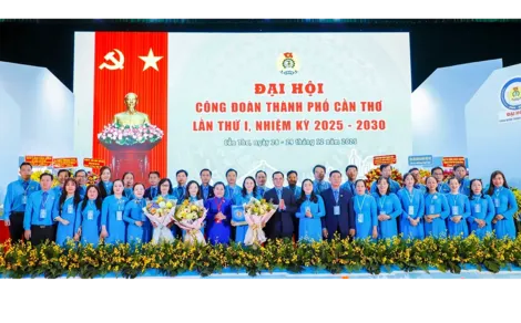 Đại hội Công đoàn TP Cần Thơ lần thứ I, nhiệm kỳ 2025-2030, thành công tốt đẹp