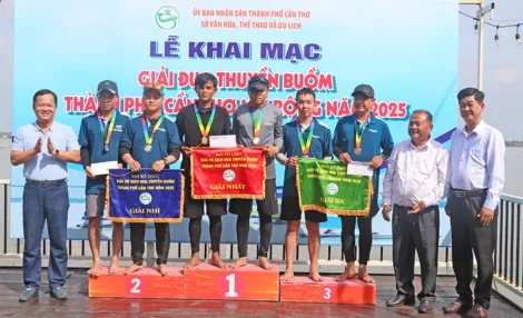 Sôi nổi Giải Đua thuyền buồm TP Cần Thơ mở rộng 2025