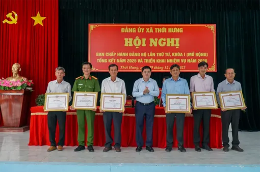 Xã Thới Hưng phát triển kinh tế nông nghiệp theo hướng bền vững, thân thiện với môi trường