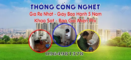 Dịch vụ thông cống nghẹt - Hút hầm cầu giá rẻ 99.000 đồng - Bảo hành 5 năm Thịnh Phát