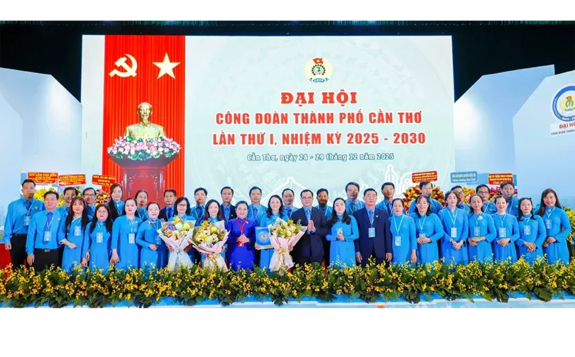 Đại hội Công đoàn TP Cần Thơ lần thứ I, nhiệm kỳ 2025-2030, thành công tốt đẹp