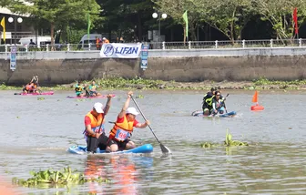 Hơn 240 VĐV tranh tài sôi nổi Giải đua thuyền ván SUP TP Cần Thơ mở rộng năm 2025