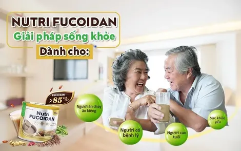 Nutri Fucoidan – Fucoidan Nhật Bản đồng hành cải thiện sức khỏe bền vững
