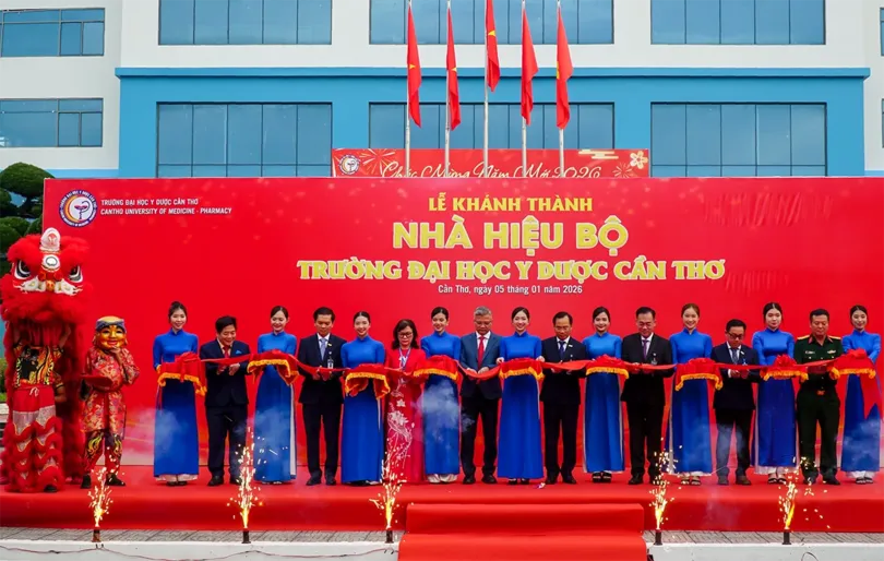 Khánh thành Nhà Hiệu bộ Trường Đại học Y Dược Cần Thơ