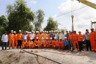 Chính thức đóng điện công trình đường dây 110kV Trần Đề - Trạm biến áp 220kV Sóc Trăng