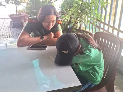 Công an phường Ngã Bảy kịp thời ngăn chặn bé gái có ý định tự tử