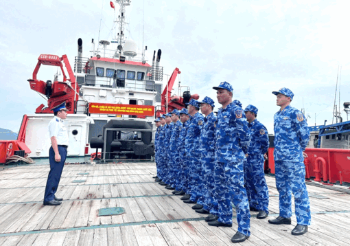 នាវាប៉ូលិសសមុទ្រចេញល្បាតក្នុងឱកាសបុណ្យចូលឆ្នាំវៀតណាម ប៊ិញ ង៉ ឆ្នាំ២០២៦