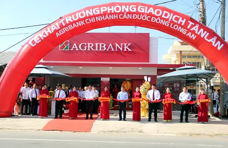 Khai trương Phòng Giao dịch Tân Lân thuộc Agribank Chi nhánh Cần Đước Đông Long An