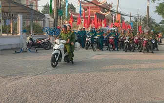 Tuyên truyền giữ vững trật tự an toàn giao thông trước, trong và sau Đại hội đại biểu toàn quốc lần thứ XIV của Đảng